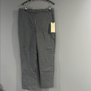 Blue and White Checkered Pants